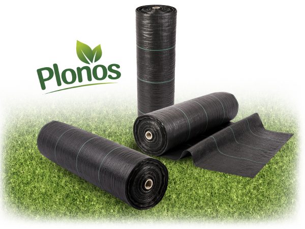 Агротканина садова 90 г/м² 1.6 м x 100 м чорна Plonos - Відмінний захист від бур’янів - Зображення 9