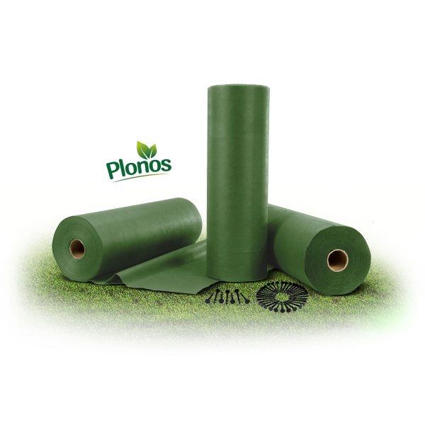 Агроволокно садове 1.6 м x 100 м 90 г/м² + 100 шпильок Plonos - Зелене, щільне укриття - Зображення 10