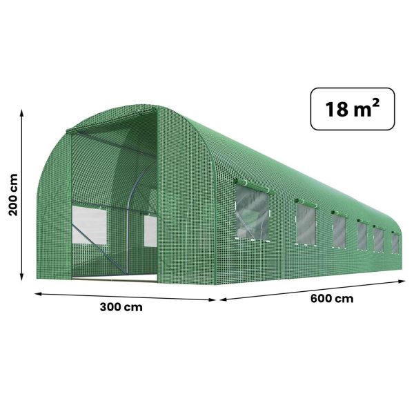 Плівка на садовий тунель 3x6 м (18 м²) Plonos - Міцний захист для вашого саду - Зображення 11