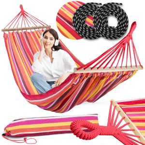 Зручний Садовий Гамак Bahama Double 220 см 2-Осібний для Ідеального Релаксу