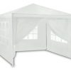 Стильний Садовий Павільйон Plonos 4936 3x3 м Білий для Комфортного Відпочинку