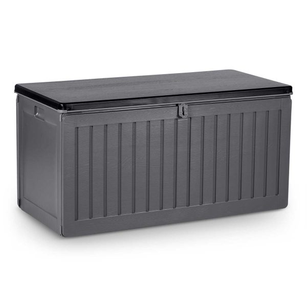 Садова скриня 109 x 51 x 55 см 270 л сіра - Стильне та містке рішення