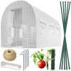 Білий Садовий Тунель Plonos 2 x 3 м (6 м²) для Оптимального Захисту Рослин