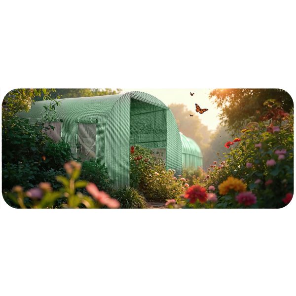 Тунель садовий 3 x 6 м (18 м²) Plonos - Просторий і міцний - Зображення 6