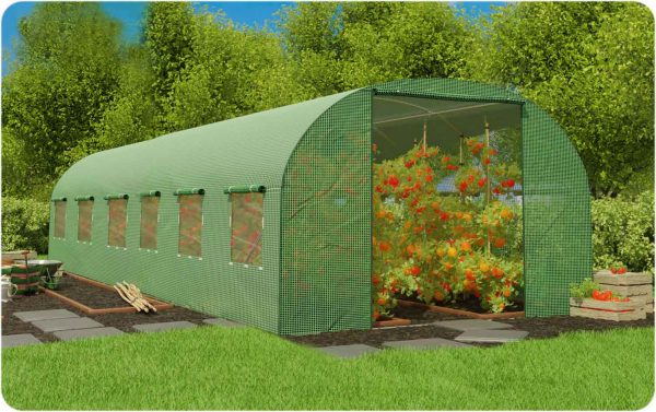 Просторий Садовий Тунель Plonos 3 x 6 м (18 м²) для Професійного Вирощування - Зображення 3