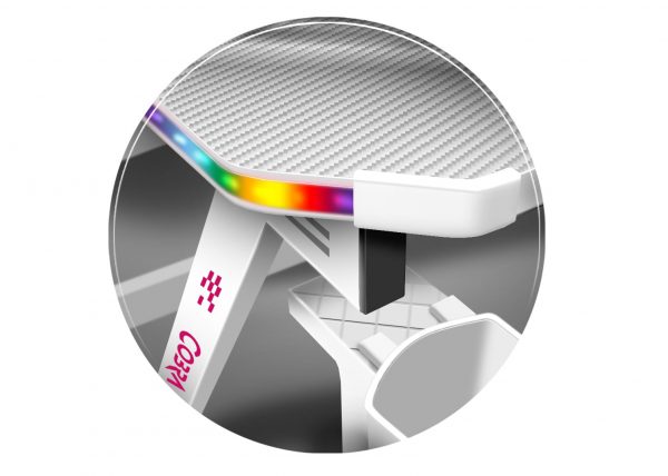 Геймерський Стіл CRF4011RGB Білий з Яскравою RGB-Підсвіткою - Зображення 6