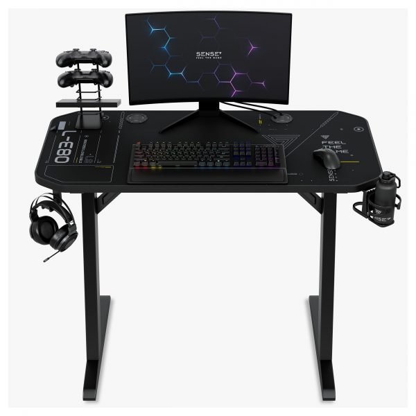 Ігровий стіл SENSE7 Nomad Cybernetic Black 120x60 см - Зображення 5