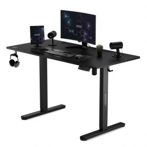 Електричний Ігровий Стіл SENSE7 Nojo 120×60 см Чорний з Регульованою Висотою для Активної Зони