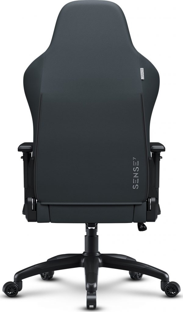 Геймерське Крісло SENSE7 Spellcaster FUKU XL PU Чорне Надійність і Ергономіка - Зображення 8