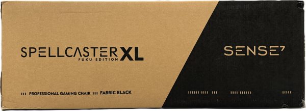 Геймерське крісло SENSE7 Spellcaster FUKU XL тканинне крісло чорний Простір, комфорт і стиль для геймерів - Зображення 9