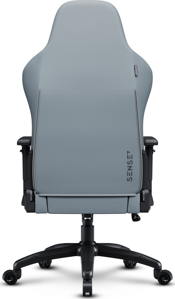 Геймерське Крісло SENSE7 Spellcaster FUKU XL PU Чорно-Сіре Ергономіка та Стиль - Зображення 8