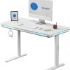 Білий Електричний Ігровий Стіл SENSE7 Nomo — Стильна Регульована Поверхня для Профі