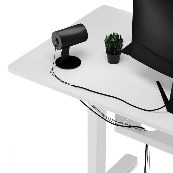 Електричний Ігровий Стіл SENSE7 Nojo 120×60 Білий — Регульована Поверхня для Комфорту та Стилю - Зображення 5