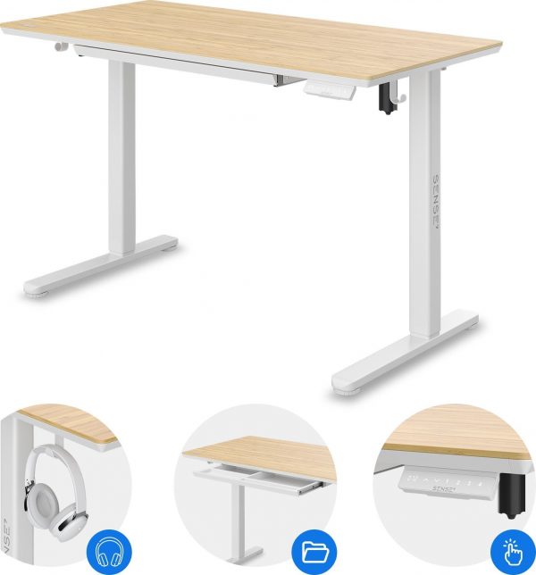 Ігровий стіл SENSE7 Newai Bamboo 120x60 см - Зображення 3