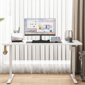 Електричний підйомний стіл MuvuHome Білий 160 см MODERN 72-118 см