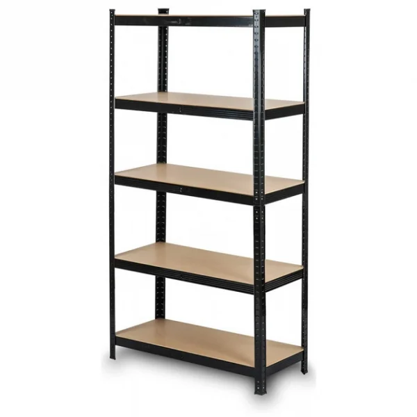Металевий стелаж FUNFIT 180x 90x40 см на 5 полиць 875 кг. чорний