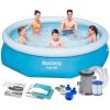 Басейн Надувний Bestway 57270 305×76 см з Фільтруючим Насосом для Чистоти та Комфорту на Подвір'ї