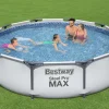Просторий Круглий Каркасний Басейн Bestway 56406 Steel Pro Max (305x76 см)
