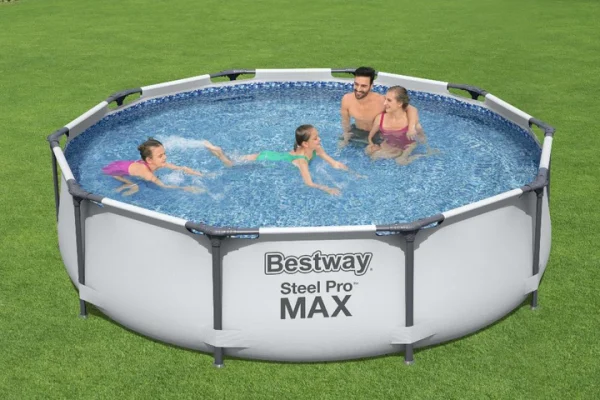 Просторий Круглий Каркасний Басейн Bestway 56406 Steel Pro Max (305x76 см)