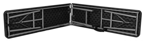Лавка розкладна садова eHokery black 180x29x42 см - Зображення 6