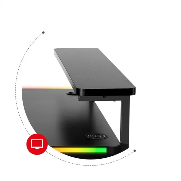 ІГРОВИЙ СТІЛ Huzaro hero 5.0 RGB Стиль, комфорт та яскраві LED-підсвічування для геймерів - Зображення 3