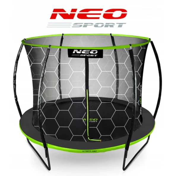 Батут Neo-Sport Premium 252 см NS-08C221 з Внутрішньою Сіткою та Драбинкою — Розваги для Дітей і Дорослих - Зображення 2