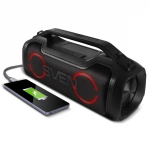 Акустична Система SVEN PS-390 / 50W / Bluetooth / TWS / Підсвічування — Динамічна Музика з Візуальними Ефектами