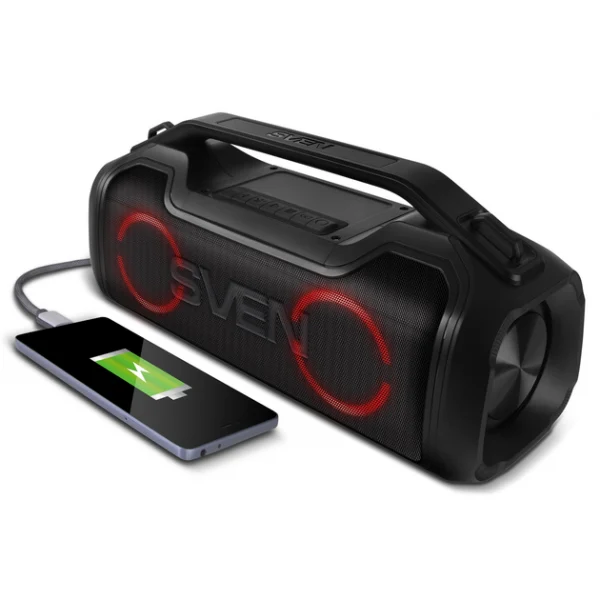 Акустична Система SVEN PS-390 - 50 Вт TWS Bluetooth Підсвічування - Музика з Динамічним Звуком