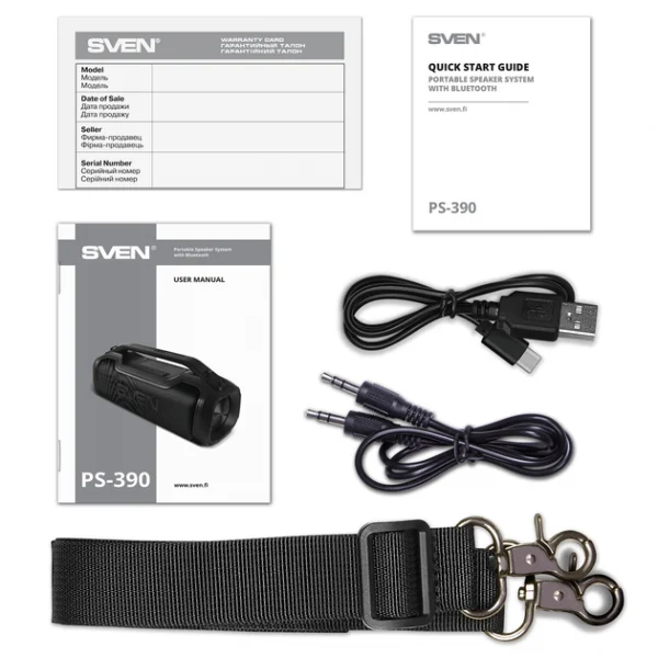 Акустична Система SVEN PS-390 - 50 Вт TWS Bluetooth Підсвічування - Музика з Динамічним Звуком - Зображення 8