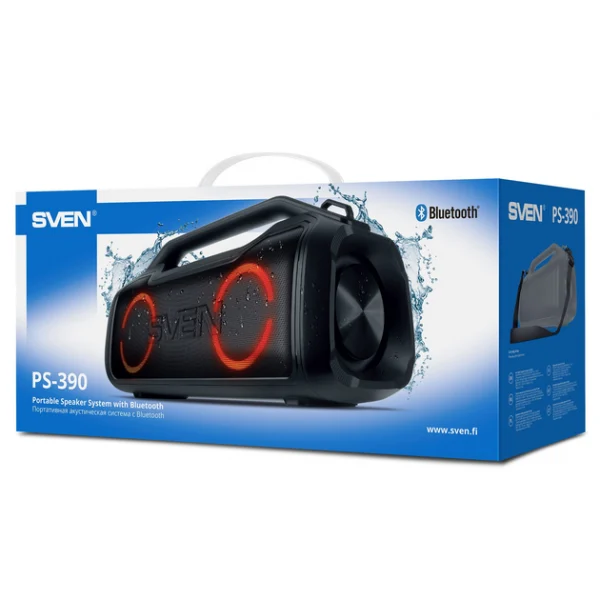 Акустична Система SVEN PS-390 - 50 Вт TWS Bluetooth Підсвічування - Музика з Динамічним Звуком - Зображення 9