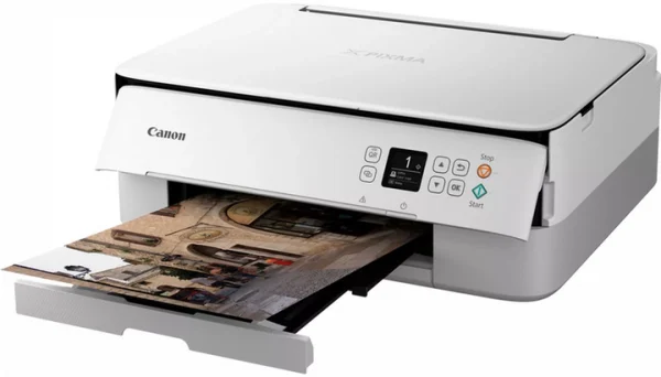 Принтер для друку вдома та офісі БФП Canon PIXMA TS5351A WiFi (3773C126) білий - Зображення 4