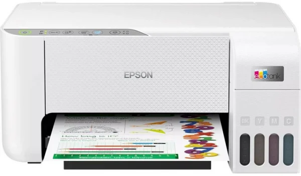 Багатофункціональний Принтер для друку вдома та офісі пристрій Epson EcoTank L3276 WiFi (C11CJ67436) білий