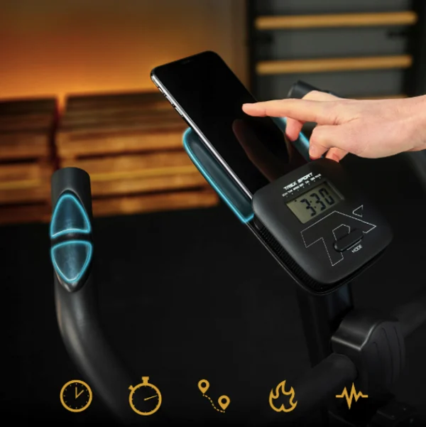 Велотренажер магнітний Trex Sport TX-350MB RIZE сірий - Зображення 4