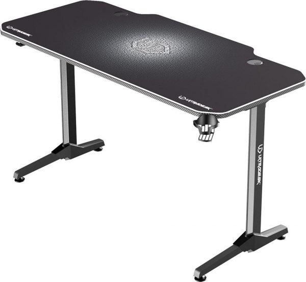 Ігровий комп'ютерний стіл ULTRADESK FRAG Білий 140X60 см + підкладка - Зображення 2