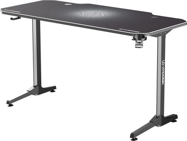 Ігровий комп'ютерний стіл ULTRADESK FRAG Білий 140X60 см + підкладка - Зображення 3