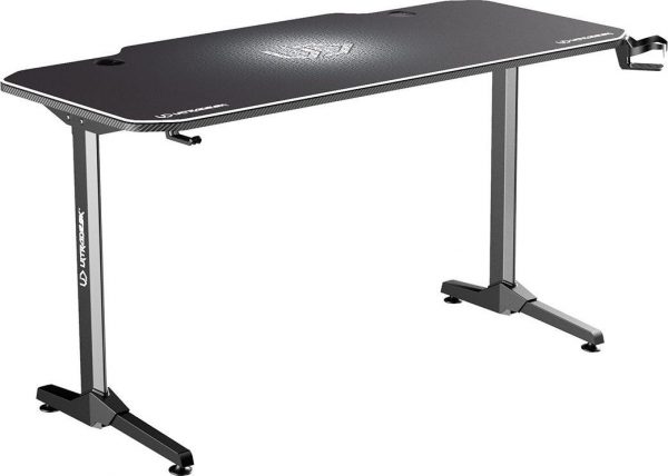 Ігровий комп'ютерний стіл ULTRADESK FRAG Білий 140X60 см + підкладка - Зображення 5