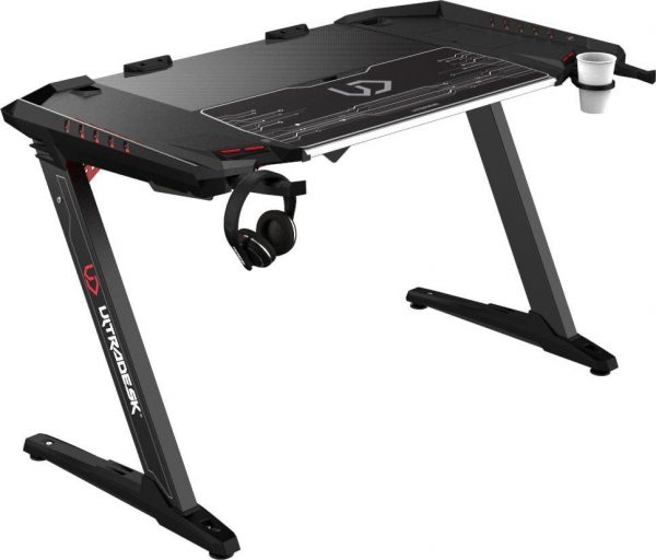 Письмовий Стіл Ultradesk ROCKET 128 см Чорний Сучасний Дизайн для Офісу - Зображення 4
