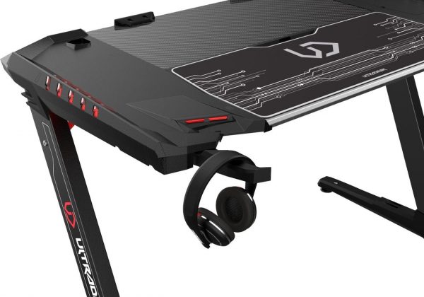 Письмовий Стіл Ultradesk ROCKET 128 см Чорний Сучасний Дизайн для Офісу - Зображення 8