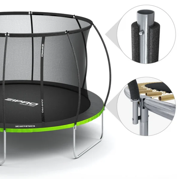 Батут Zipro Premium 252 см із Внутрішньою Захисною Сіткою Jump Pro 8FT IN - Зображення 5