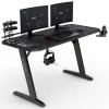Ергономічний Ігровий Стіл SENSE7 Nomad Cybernetic Black 140x60 см для Комфортного Геймінгу