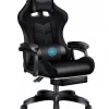 Ігрове Крісло MatMay Black Gaming в Чорному Стилі для Тотального Занурення у Гру