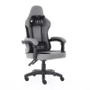 Ігрове Крісло Infini System Сіро-Чорне з Регульованою Спинкою та Підтримкою