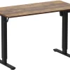 OfficePro ODE1260DW Електрично Регульований Ігровий Стіл 1200×600 мм Темне Дерево/Чорний — Професійне Робоче Місце