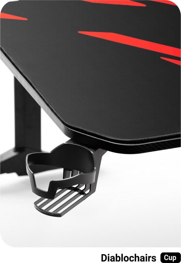 Ігровий стіл Diablo Chairs X-Mate 1400 Red 140x66 - Зображення 4