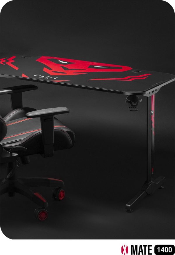 Ігровий стіл Diablo Chairs X-Mate 1400 Red 140x66 - Зображення 7