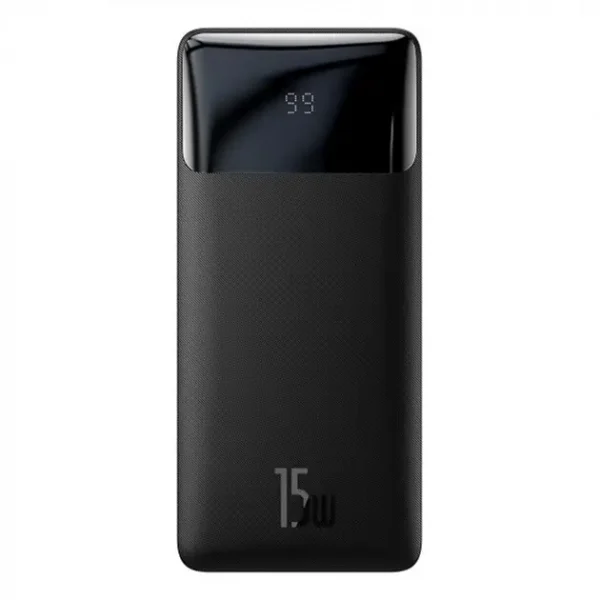 Повербанк Baseus PPBD050201 Bipow 30000mAh 2xUSB USB-C 15W Black - Високої Ємності Зарядний Пристрій