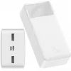 Повербанк Baseus PPBD050202 Bipow 30000 mAh / 15W / 2×USB / USB-C / White — Надійний Заряд з Високою Ємністю