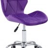 Крісло Офісне Lugano Welur Фіолетове з М’якою Оббивкою для Стильного Робочого Місця