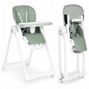 Стільчик ECOTOYS HA-013 Зелений з Регульованою Висотою та Оббивкою з Екошкіри для Теплого Комфорту