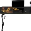 Комп'ютерний Ігровий Стіл ULTRADESK FRAG + PAD Gold 140×60 см — Золотий Акцент та Ергономічна Підкладка